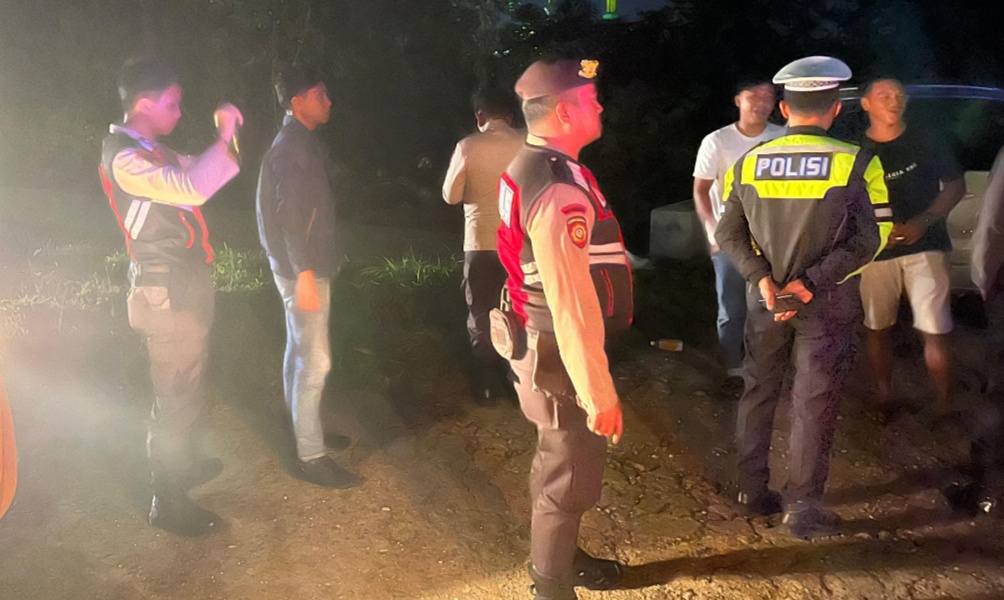 Polres Kuansing Melaksanakan Giat KRYD, Tingkatkan Keamanan dan Antisipasi Balap Liar di Taluk Kuantan